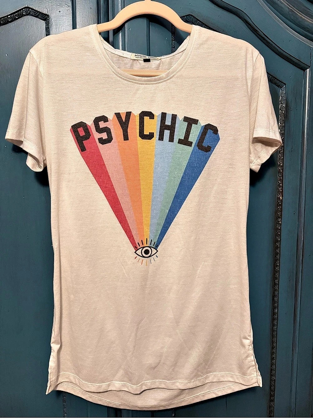 Mystic Tribe Psychic Rainbow Graphic Short Sleeve Tee